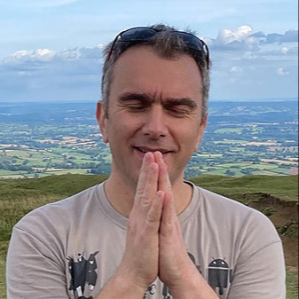 Me, worshipping on top of the Blorenge - 2021